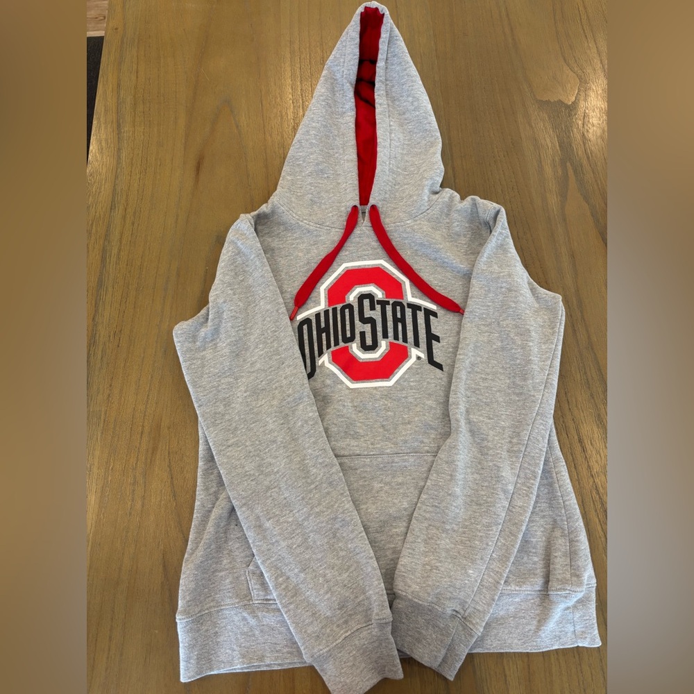 Ohio State Buckeyes Hoodie Gray Medium Pullover - Picture 1 of 7